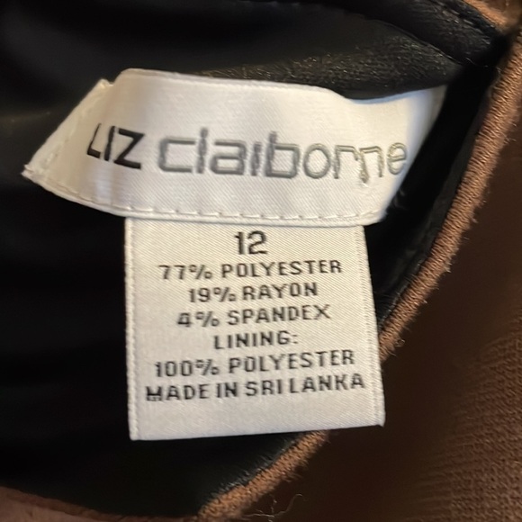 Liz Claiborne ~ Two Color Office Business Dress - Picture 10 of 10